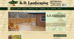 Desktop Screenshot of kdlandscapingllc.com